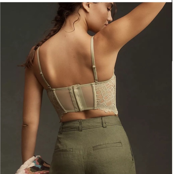 NWT Anthropologie Giselle Lace Bustier - Picture 2 of 3